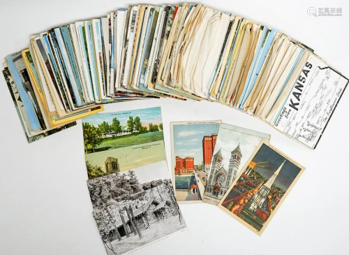 A Families Shoebox of Vintage & Antique Postcards