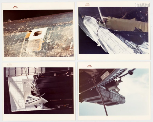 Skylab NASA SL-1 Red Letter Photographs (4)