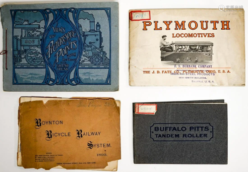 Antique Railroad Catalogs and Souvenir Booklets