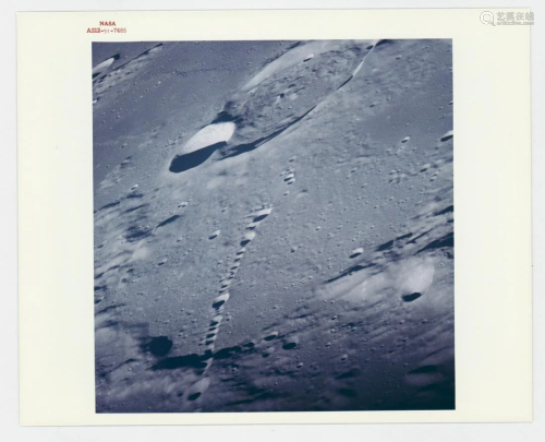 NASA Original Photograph Red Letter AS12-51-7485