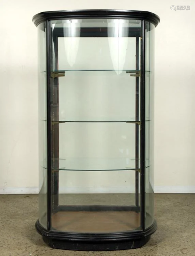 CURVED AND BELEVED GLASS DISPLAY CASE