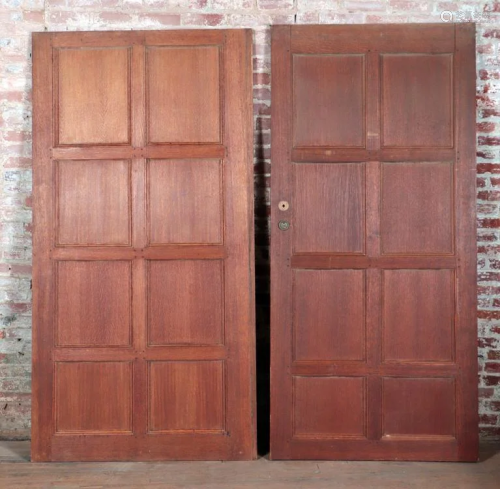 APPROX. 21 RUNNING FEET OF OAK PANELING AND DOORS