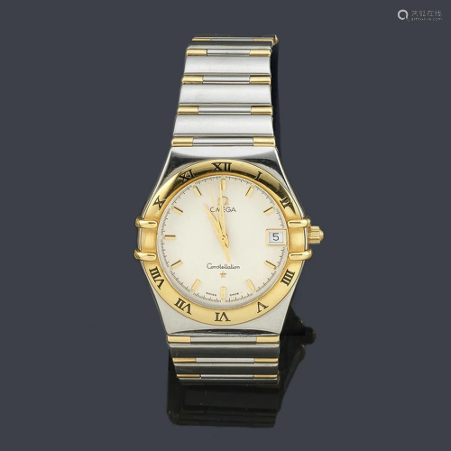 OMEGA Constellation for men with 18K gold and steel