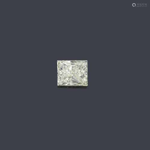 Rectangular cut diamonds of 0.80 ct with clarity VS1