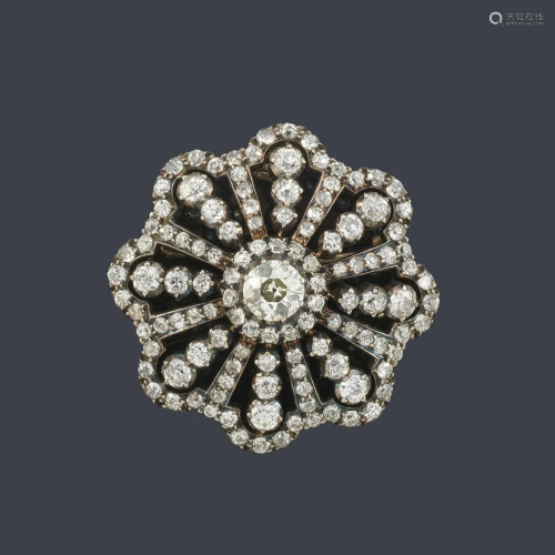 ANSORENA Outstanding pendant-brooch in the shape of a