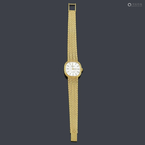 BULOVA nº 8295 for women with 18K yellow gold case