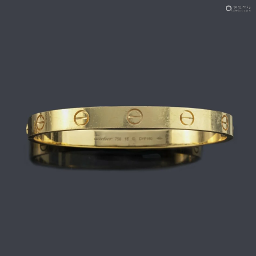 CARTIER Bracelet from the 'LOVE' collection in 18K