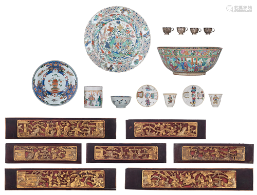 A collection of various Chinese porcelain and