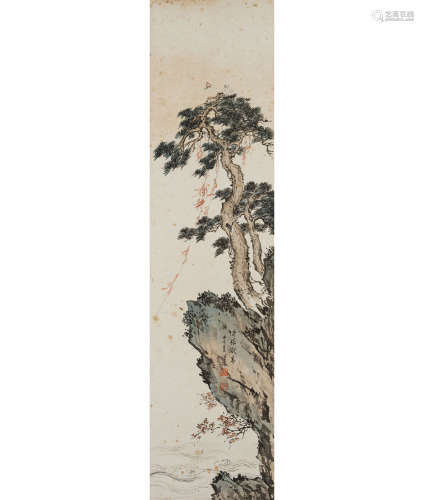 溥儒 (1896-1963) 仙猴献寿