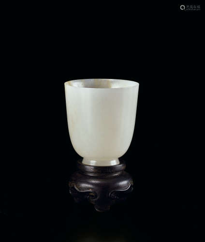十八世纪 白玉杯