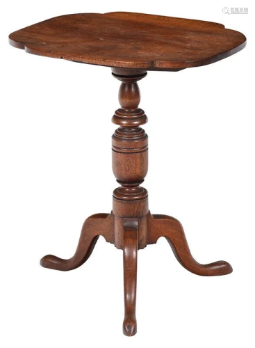 Southern Federal Walnut Tilt Top Candlestand