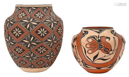 Two Signed Acoma Pots