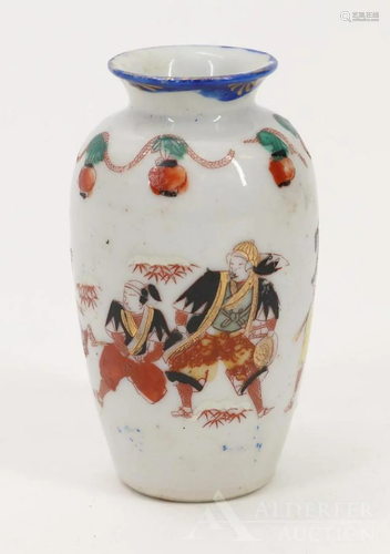 Miniature Samurai Vase