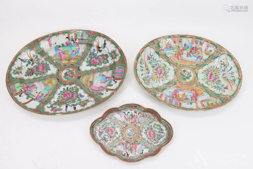 Rose Medallion Platters