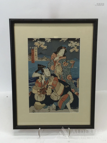 Utagawa Toyokuni II (Japanese 1769-1825) Woodblock