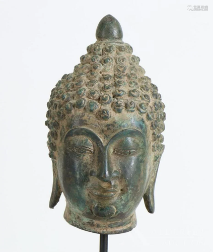 Bronze Buddha Head