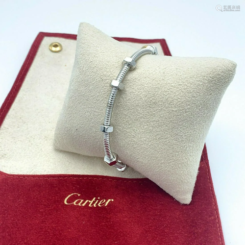 Cartier ECROU DE CARTIER Bracelet 18K White Gold