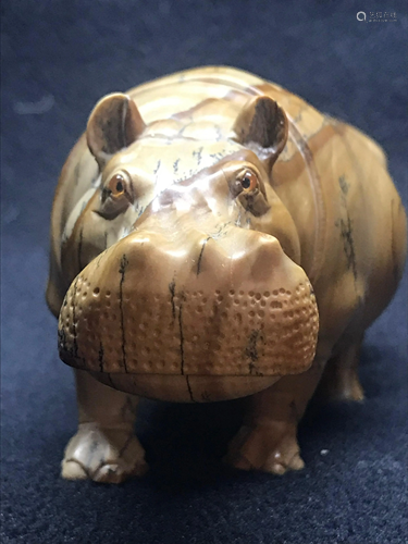 Russian Large jasper hippo