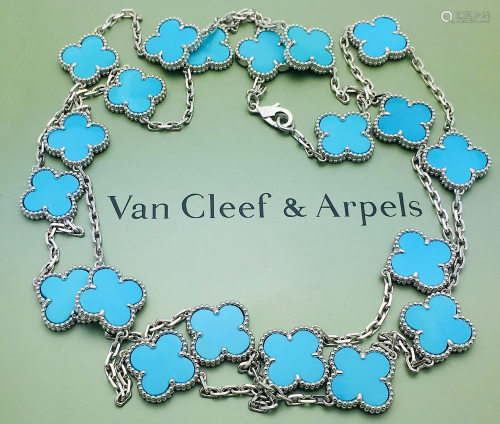 Van Cleef & Arpels Vintage Alhambra 18K Long Necklace