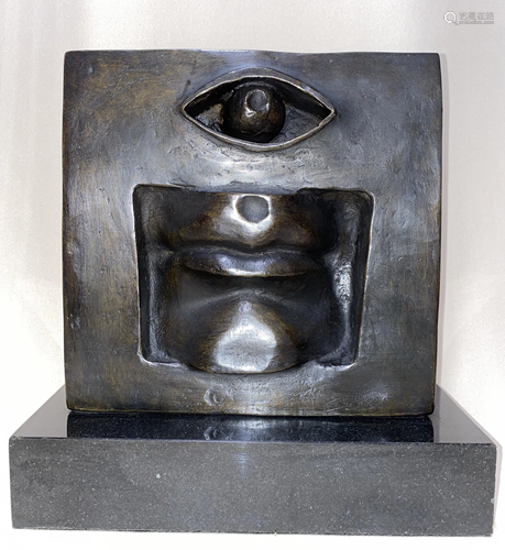 American Bronze Sculpture Man Ray