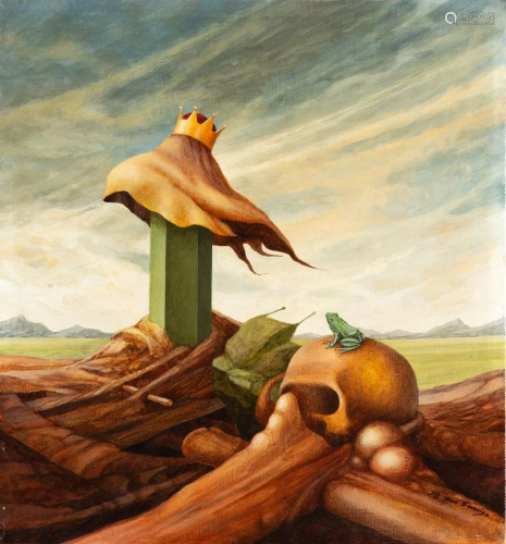 Jan Sumiga (1944 - 2005) Fantastic landscape with a