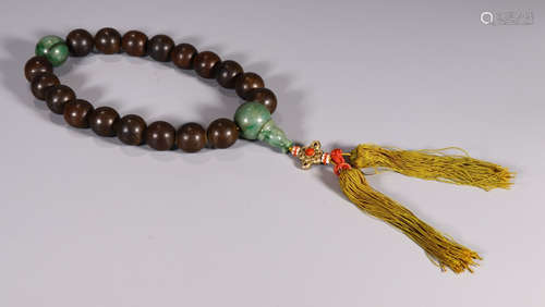 CHENXIANG WOOD BEADS STRING BRACELET