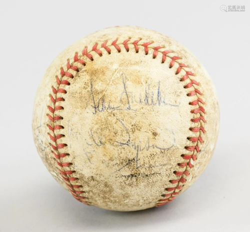 1953 Signed Baseball Philadelphia Phillies