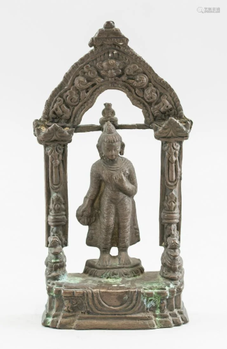 Indian Bronze Buddha Statue