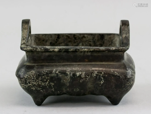 Chinese Bronze Censer Ming Xuande Mark