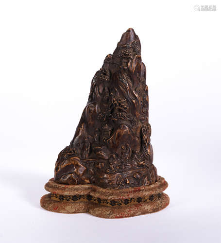 A Carved Chenxiang Mountain