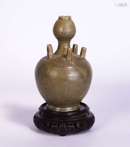 A Yue-ware Five-sprouts Vase