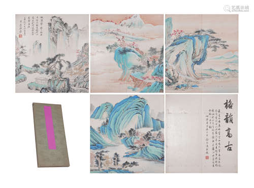 A Chinese Painting Album of Landscapes