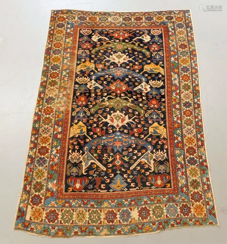 Antique Caucasian Bidjov Carpet