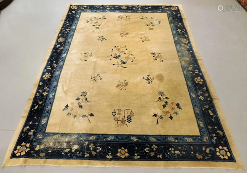 LG Antique Chinese Pictorial Rug