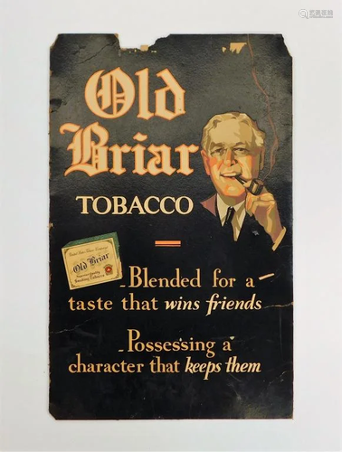 Old Briar Tobacco Advertisement Poster