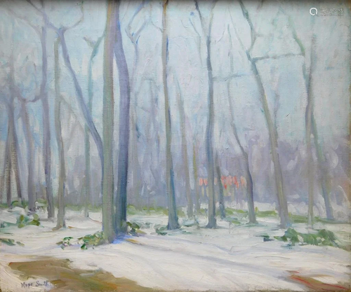 Hope Smith Impressionist Winter Landscape Painting