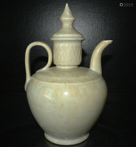 Finely Chinese Porcelain Pot Song Dynasty Wine Pot