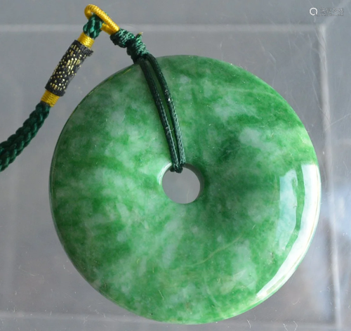 Jade Jadeite Garden Pendant Play Piece