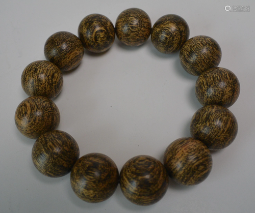 Chinese tiger skin aloes bracelet