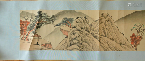 Painting, Chen banding section , landscape scroll