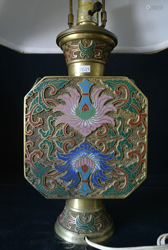 A COOPER CLOISONNE Gilt-Bronze VASE