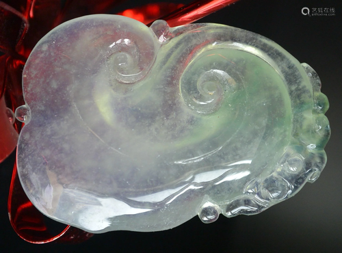 CHINESE ICE Jade JADEITE RUYI PENDANT