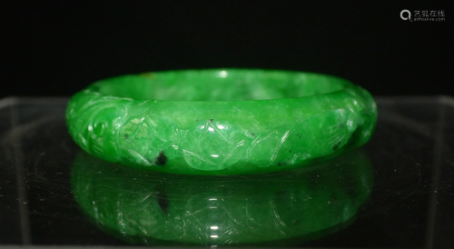 Green Jade Jadeite Bangle