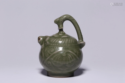 Song Dynasty Yaozhou Ware 'Floral' Reverse Pot
