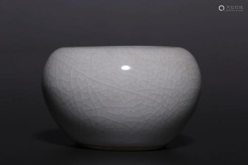 Republic of China 20 Century White porcelain Slop bowl