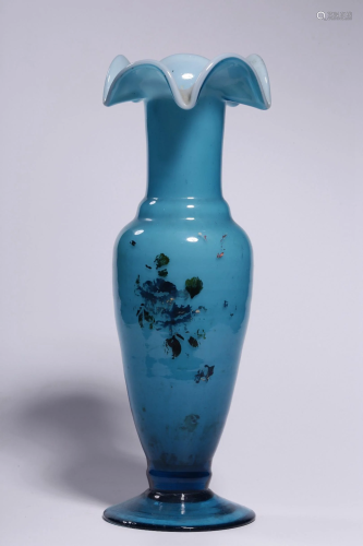 Republic of China 20 Century Glass Vase