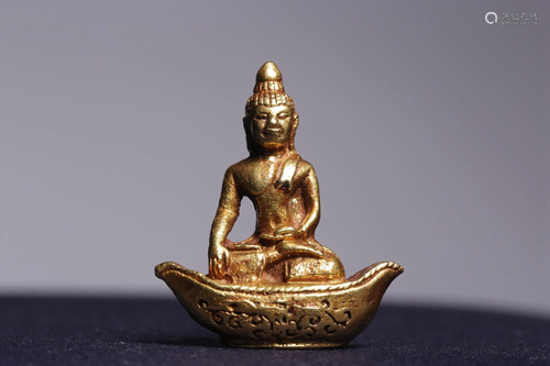 Before Ming Dynasty Pure Gold Amitabha