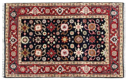 HAND-TIED PERSIAN MAHAL RUG, 5'10.5