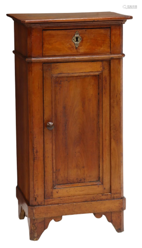 FRENCH LOUIS PHILIPPE FRUITWOOD BEDSIDE CABINET