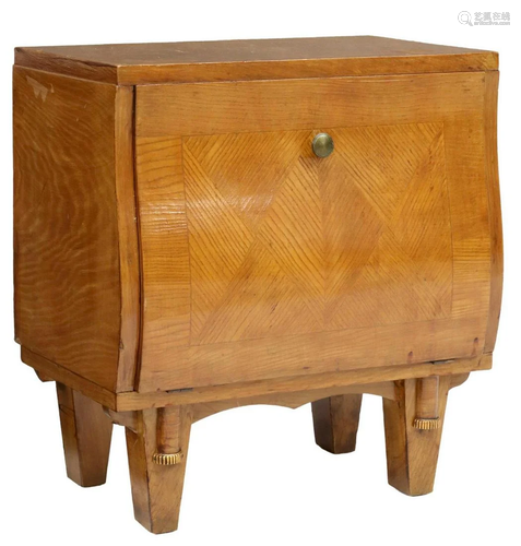 FRENCH ART DECO FALL-FRONT BEDSIDE CABINET